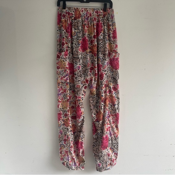 Free People Slinkin Robe & Harem Pants Set In Ivory Combo - Picture 12 of 16